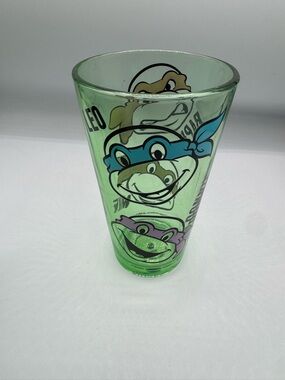 Teenage Mutant Ninja Turtles Green Character Pint Drinking Glass